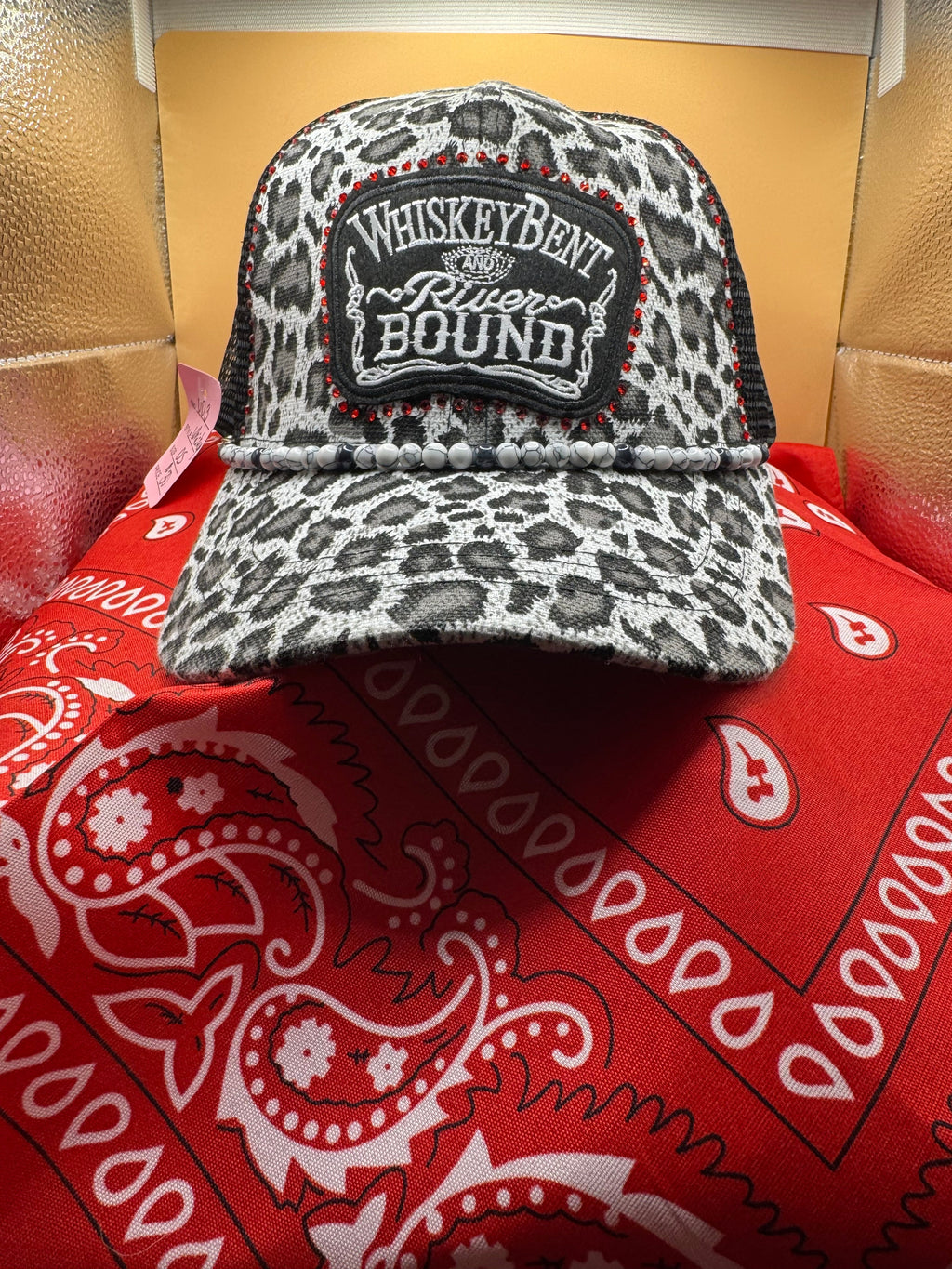 Whiskey Bent River Bound adjustable Trucker hat