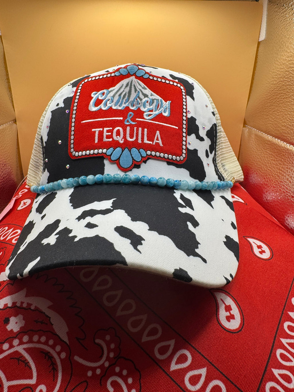 Cowboys and Tequila ponytail trucker
