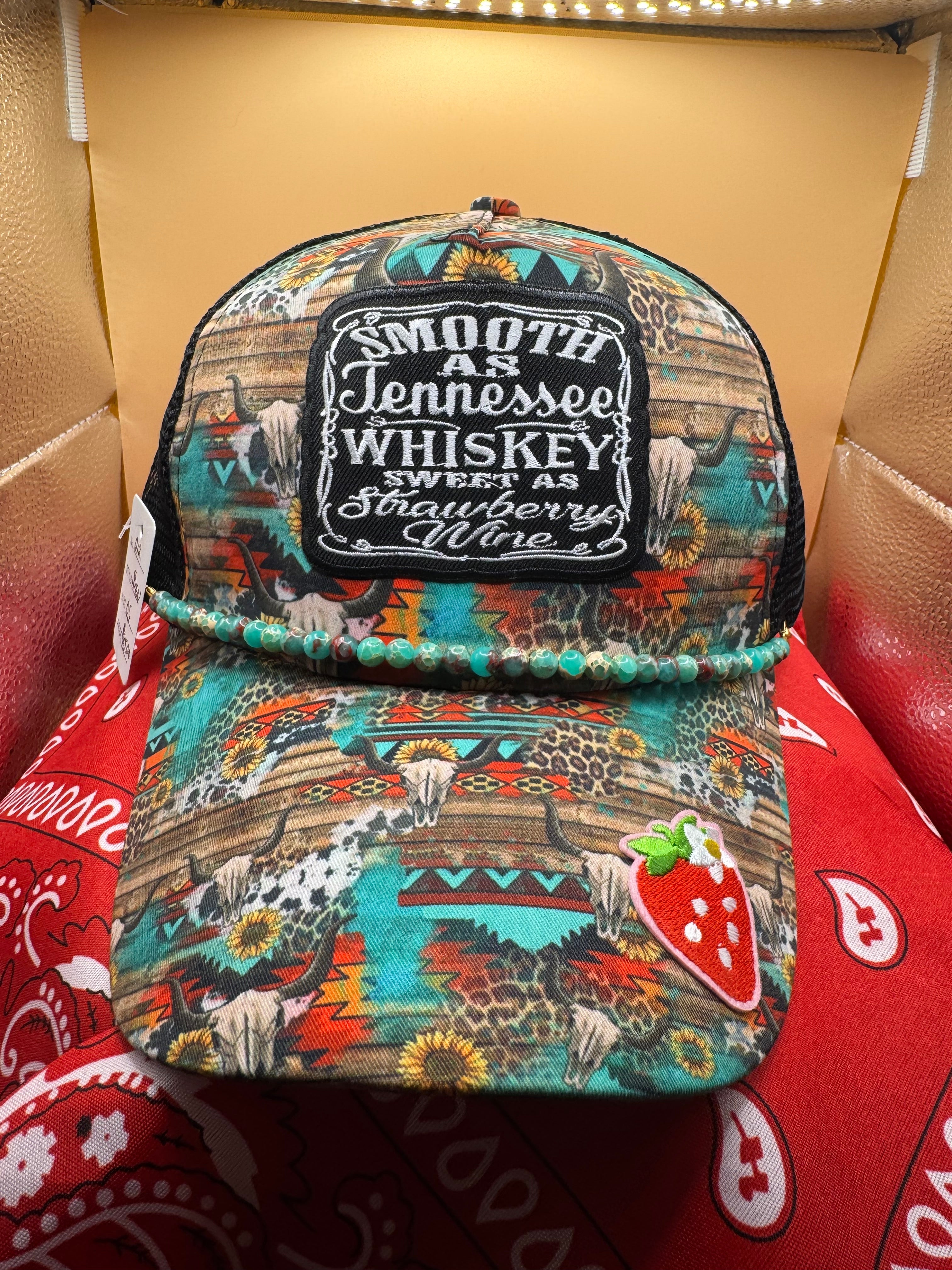 Tennessee Whiskey & Strawberry Wine trucker